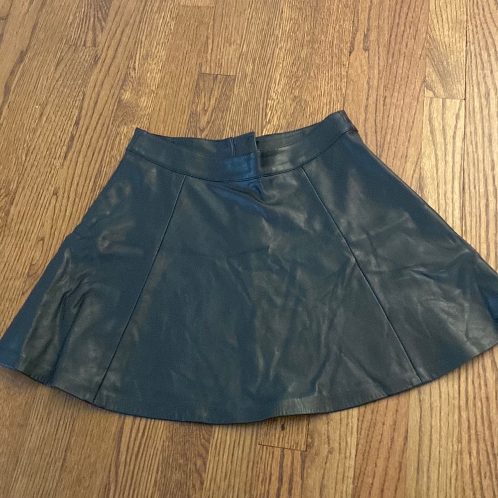 H&M leather mini skirt